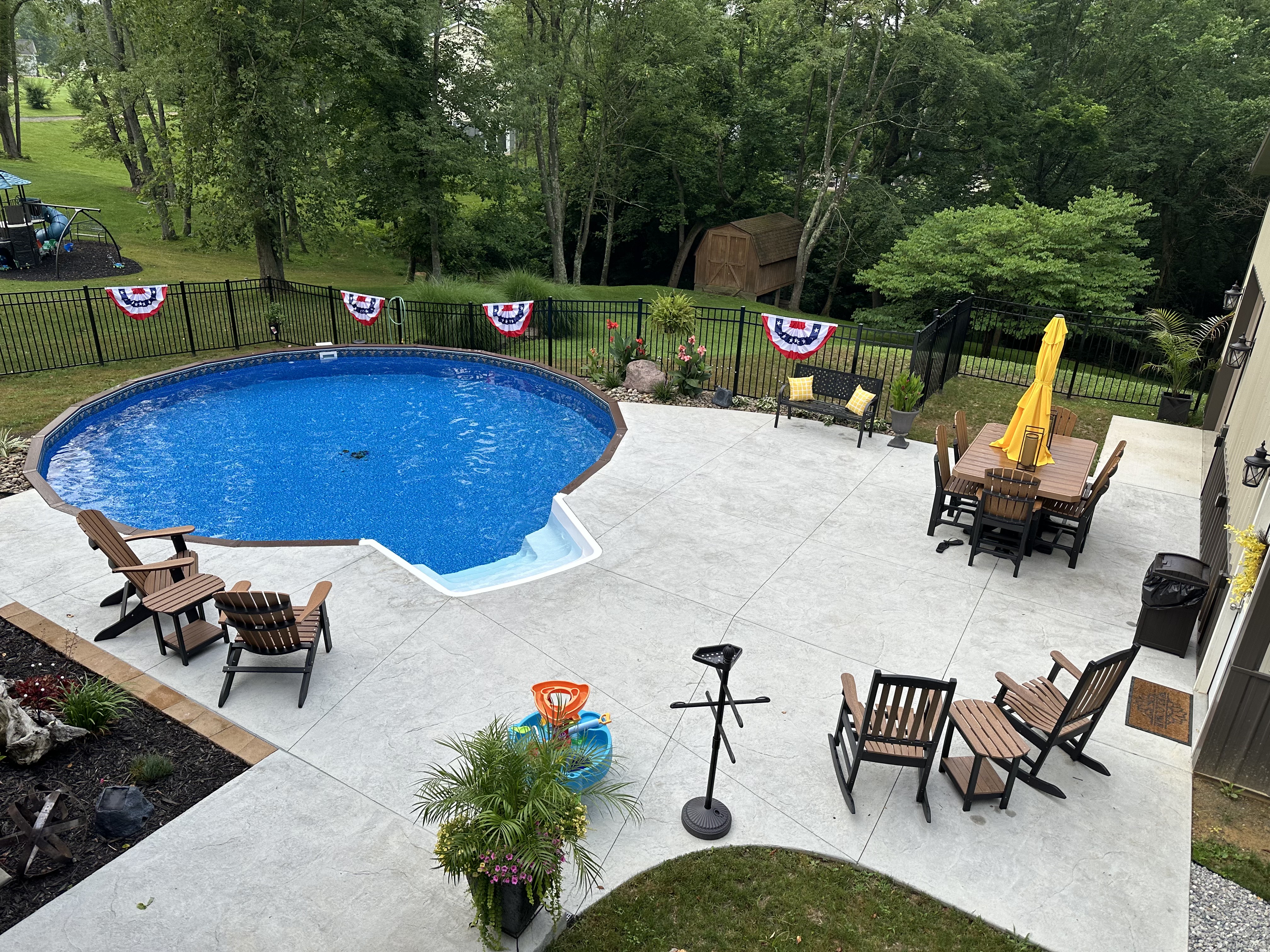 Pool installation